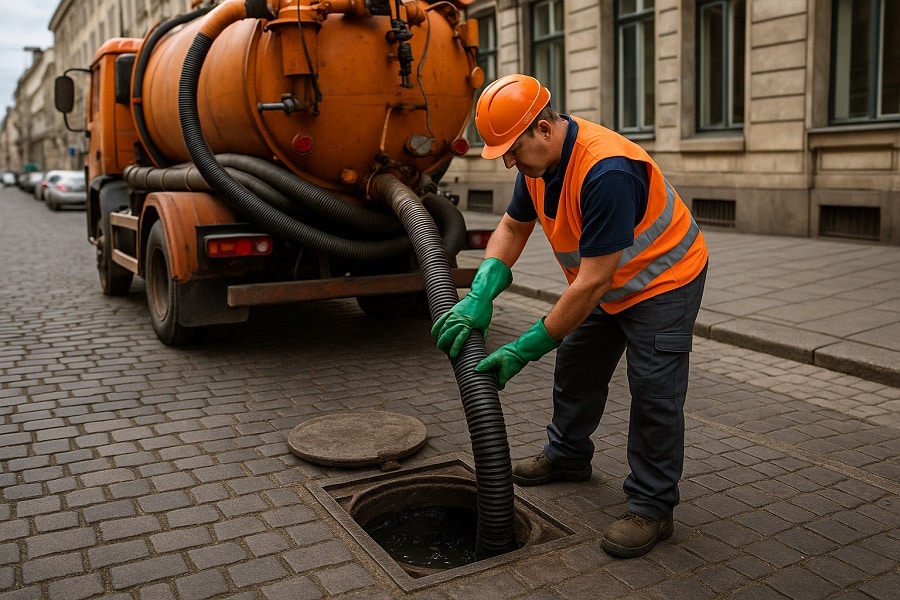 Desentupimento de esgoto no Centro de Porto Alegre exige ações urgentes após enchente de 2024. Veja como a Hidroclean atua.